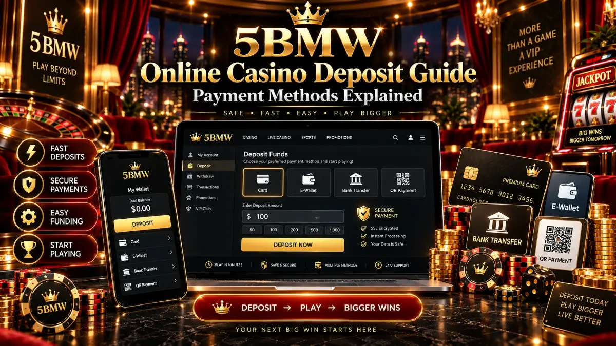 5BMW Online Casino Deposit Guide – Payment Methods Explained